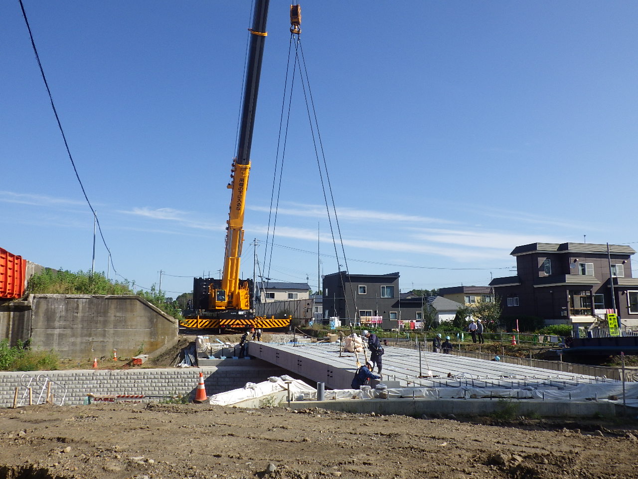 下吉野橋架換工事 | 株式会社北谷組│北海道砂川市│特定建設業・土木工事・建築工事│昭和25年創業以来、北海道砂川市を拠点に事業を展開